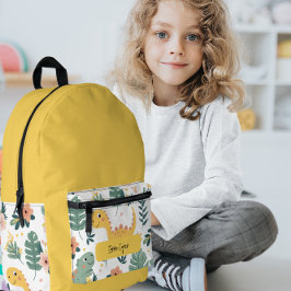 Niedlich Baby Dinosaurier Custom Kids' Bedruckter Rucksack