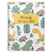 Niedlich Baby Dinosaurier Custom Kids' Notizblock (Vorderseite)