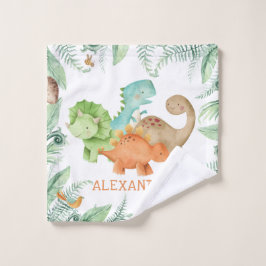 Niedlich Baby Dinosaurier Kids Waschlappen