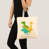 Niedlich Baby Dinosaurier Trex Tragetasche (Vorderseite (Produkt))