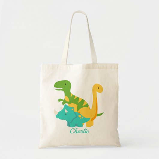 Niedlich Baby Dinosaurier Trex Tragetasche (Vorne)