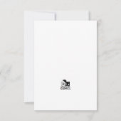 Niedlich Baby Dinosaurier Vielen Dank, dass Sie si Dankeskarte (Rückseite)