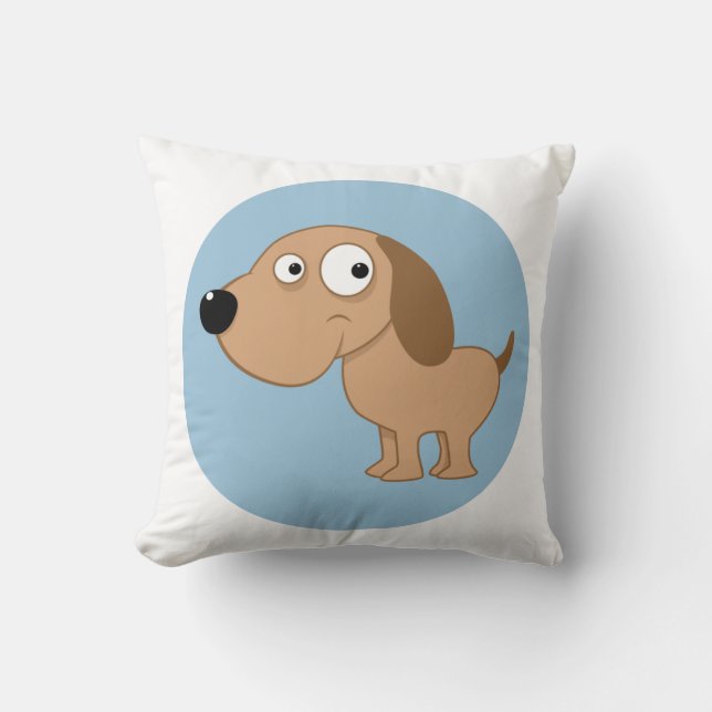 Niedlich Baby Dog Kissen (Vorderseite)