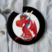 Niedlich Baby Dragon Button (Beispiel)