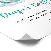 Niedlich Baby Dragon Diaper Raffle Poster (Ecke)