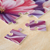 Niedlich Baby Dragon Floral Portrait Puzzle (Seite)