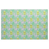 Niedlich Baby Dragon Green & Blue Stoff (Fat Quarter (45,7 x 55,9 cm))
