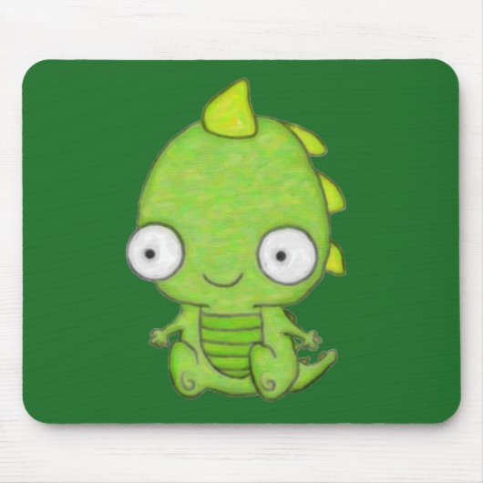 Niedlich Baby Dragon Mousepad (Vorne)