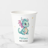 Niedlich Baby Dragon Pappbecher (Vorderseite)