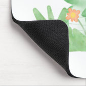 Niedlich Baby Dragon Watercolor Mousepad (Ecke)