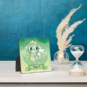 Niedlich Baby Dragon Watercolor Plaque Fotoplatte (InSitu)