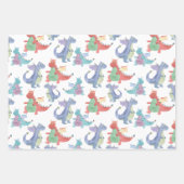 Niedlich Baby Dragons Happy Dancing Funny Kids Car Geschenkpapier Set (Vorderseite)