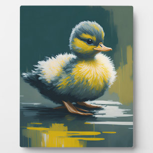 Niedlich Baby Duck Fotoplatte