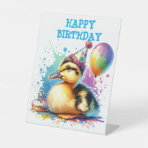 NIEDLICH BABY DUCK wünscht Geburtstag