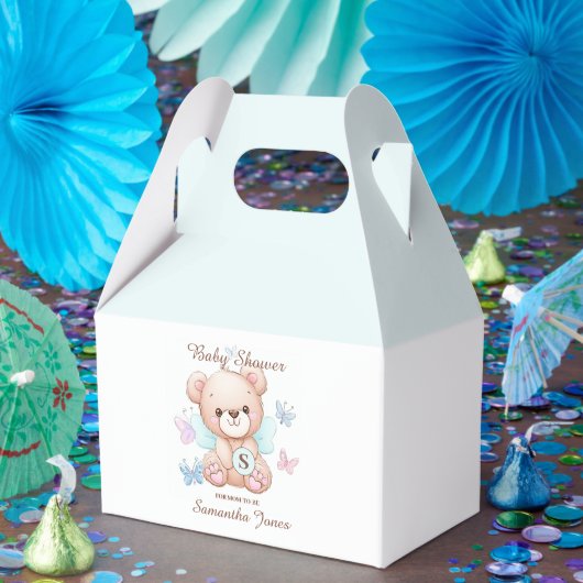 Niedlich Baby Dusche Personalisiert Gefallen Box Geschenkschachtel (Party)
