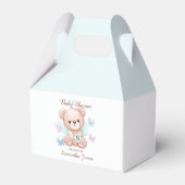 Niedlich Baby Dusche Personalisiert Gefallen Box Geschenkschachtel (Rückseite)