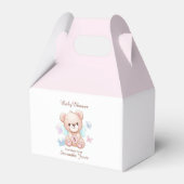 Niedlich Baby Dusche Personalisiert Gefallen Box Geschenkschachtel (Rückseite)