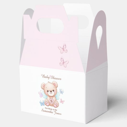 Niedlich Baby Dusche Personalisiert Gefallen Box Geschenkschachtel (Geöffnet)