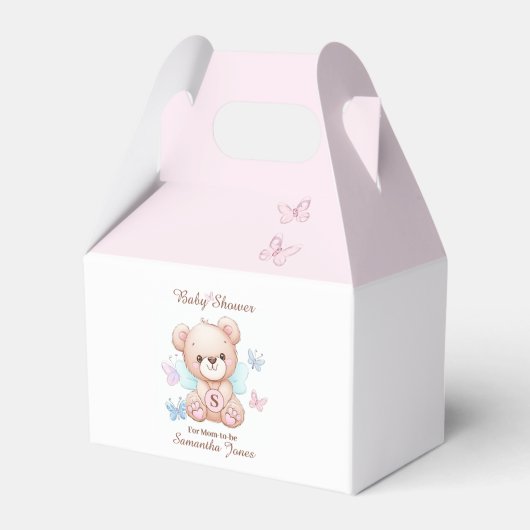 Niedlich Baby Dusche Personalisiert Gefallen Box Geschenkschachtel (Vorderseite)