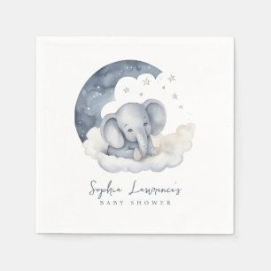 Niedlich Baby Elephant Baby Dusche Serviette
