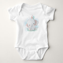 Niedlich Baby Elephant Baby Strampler