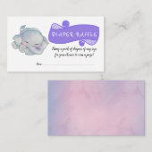 Niedlich Baby Elephant | Babyparty Begleitkarte (Vorne/Hinten)