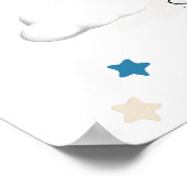 Niedlich Baby Elephant Balloons Basket Boy Baby Du Poster (Ecke)