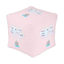 Niedlich Baby Elephant Blasblasen Mit Monogramm