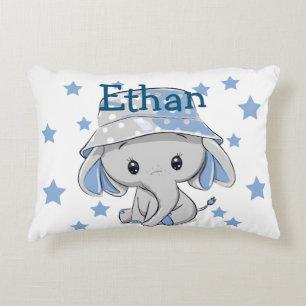 Niedlich Baby Elephant Boy Dekokissen