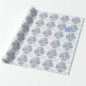 Niedlich Baby Elephant Boy Geschenkpapier (Ungerollt)
