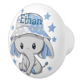 Niedlich Baby Elephant Boy Keramikknauf (Rechts)