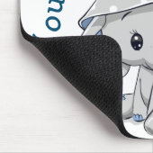 Niedlich Baby Elephant Boy Mousepad (Ecke)