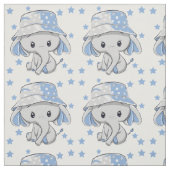 Niedlich Baby Elephant Boy Stoff (Muster)