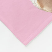 Niedlich Baby Elephant Butterfets Blume Fleecedecke (Ecke)