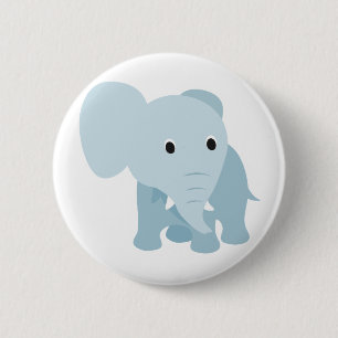 Niedlich Baby Elephant Button