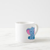 Niedlich Baby Elephant Espressotasse (Vorderseite Rechts)