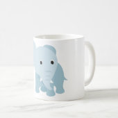 Niedlich Baby Elephant Kaffeetasse (VorderseiteRechts)