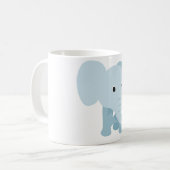 Niedlich Baby Elephant Kaffeetasse (Vorderseite Links)