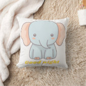 Niedlich Baby Elephant Kissen (Decke)