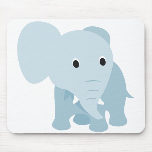 Niedlich Baby Elephant Mousepad (Vorne)
