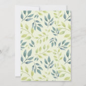 Niedlich Baby Elephant Prince Tropical Jungle Gebu Einladung (Rückseite)