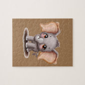 Niedlich Baby Elephant Puzzle (Horizontal)