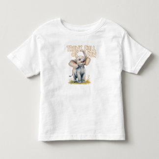 Niedlich Baby Elephant Safari Kleinkind T-shirt