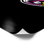 Niedlich Baby Elephant sitzend digitale Abbildung Poster (Ecke)