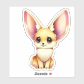 Niedlich Baby Fennec Fox Aufkleber (Blatt)
