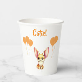 Niedlich Baby Fennec Fox Pappbecher