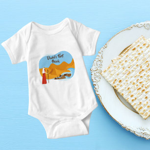 Niedlich Baby First Passover Baby Bodysuit Strampler