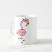 Niedlich Baby Flamingo Coffee Tasse (Vorderseite Links)