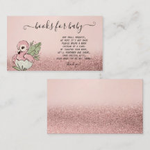 Niedlich Baby Flamingo Rose Gold Glitzer