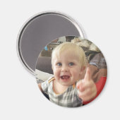 Niedlich Baby Foto Magnet (Vorderseite/Rückseite)